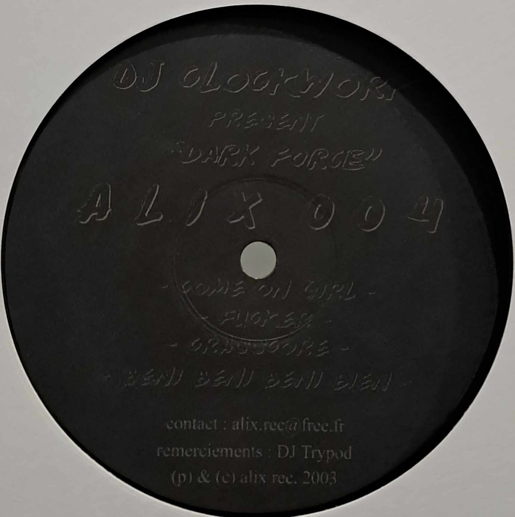 Alix 04 - vinyle hardcore